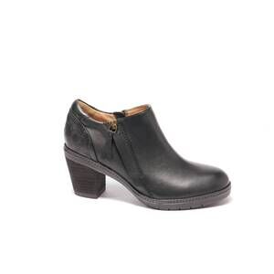 NEW HALSA FOOTWEAR women's rylee leather boots in black
